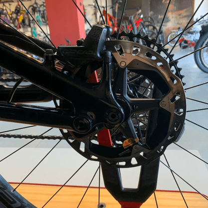 Bicicleta Specialized Turbo Levo SL Comp Carbon Aro 29 XO1 12v 2021 Preto e Prata - Seminova