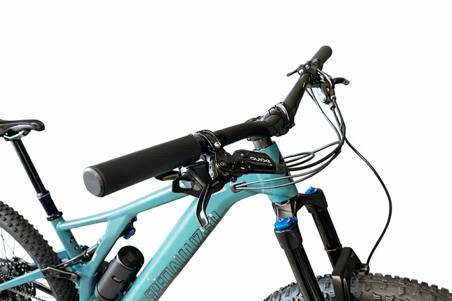 Bicicleta seminova a29 specialized turbo levo sl nx 12v t-17 azul/branca