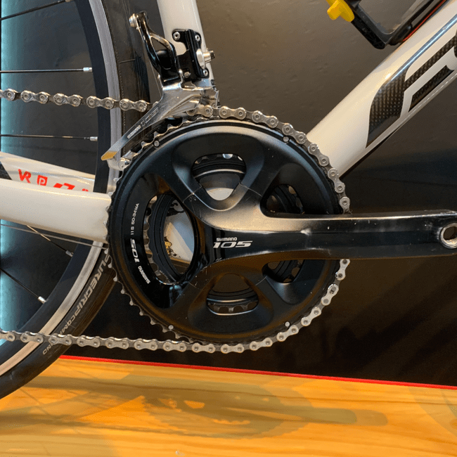 Bicicleta Felt Five 5 Aro 700 Shimano 105 22v Cinza e Preto - Seminova