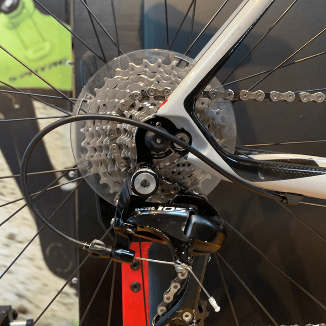 Bicicleta Felt Five 5 Aro 700 Shimano 105 22v Cinza e Preto - Seminova
