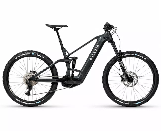 Bicicleta Sense Exalt E-Trail AL Sport Forty5 Aro 29 Cues 11v Cinza