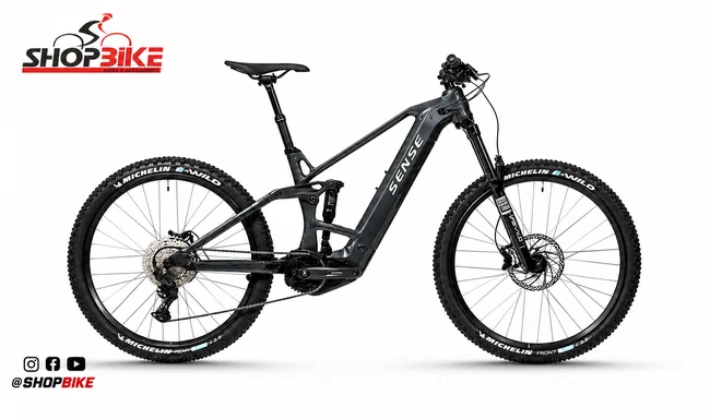 Bicicleta Sense Exalt E-Trail AL Sport Forty5 Aro 29 Cues 11v Cinza