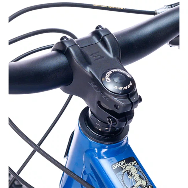 Bicicleta Sense Grom Aro 16 Aqua e Preto