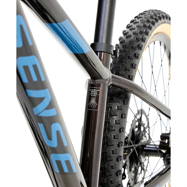 Bicicleta Sense Grom Aro 24 Evo Cues 9v Marrom e Azul