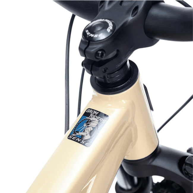 Bicicleta Sense Grom Evo Aro 20 Acera 8v Creme e Pretoㅤ
