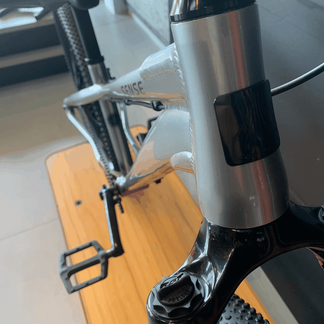 Bicicleta Sense Hardpump Aro 26 Prata e Grafite - Seminova