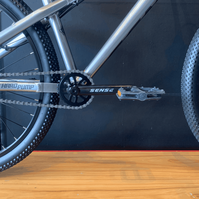 Bicicleta Sense Hardpump Aro 26 Prata e Grafite - Seminova