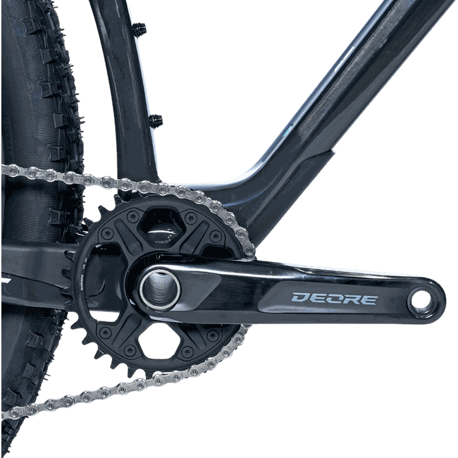 Bicicleta Sense Impact Carbon Pro 2024 Deore 12v Azul e Carbono e Prata