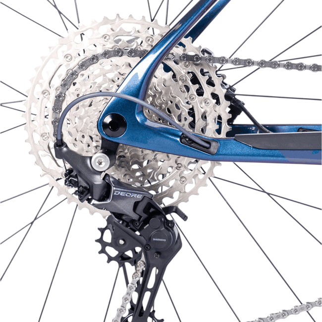 Bicicleta Sense Impact Carbon Pro Aro 29 Deore 12v Cinza e Dourado