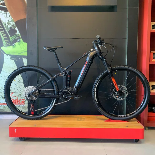 Bicicleta Sense Impulse E-Trail Aro29 Deore 12v Cinza e Laranja - Seminova
