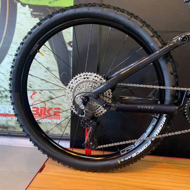 Bicicleta Sense Impulse E-Trail Aro29 Deore 12v Cinza e Laranja - Seminova