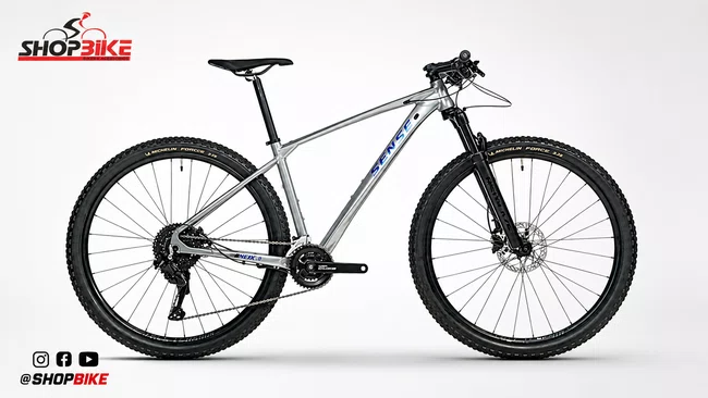 Bicicleta Sense React Pro 2025 Aro 29 Cues 18v Cinza e Azul