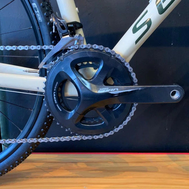 Bicicleta Sense Versa Comp Aro 700 Sora 18v Creme - Seminova