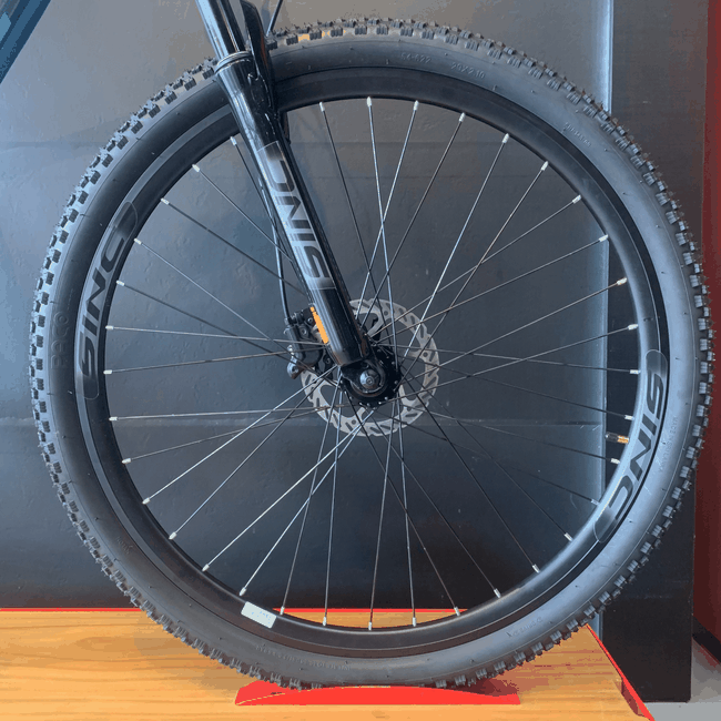Bicicleta Sinc Tempo Aro 29 Shimano Tourney 21v Azul e Preto - Seminovo