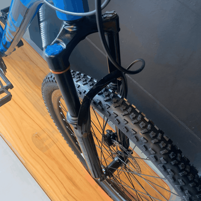 Bicicleta Sinc Tempo Aro 29 Shimano Tourney 21v Azul e Preto - Seminovo