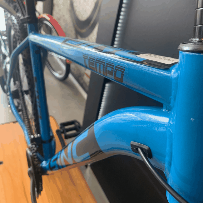 Bicicleta Sinc Tempo Aro 29 Shimano Tourney 21v Azul e Preto - Seminovo