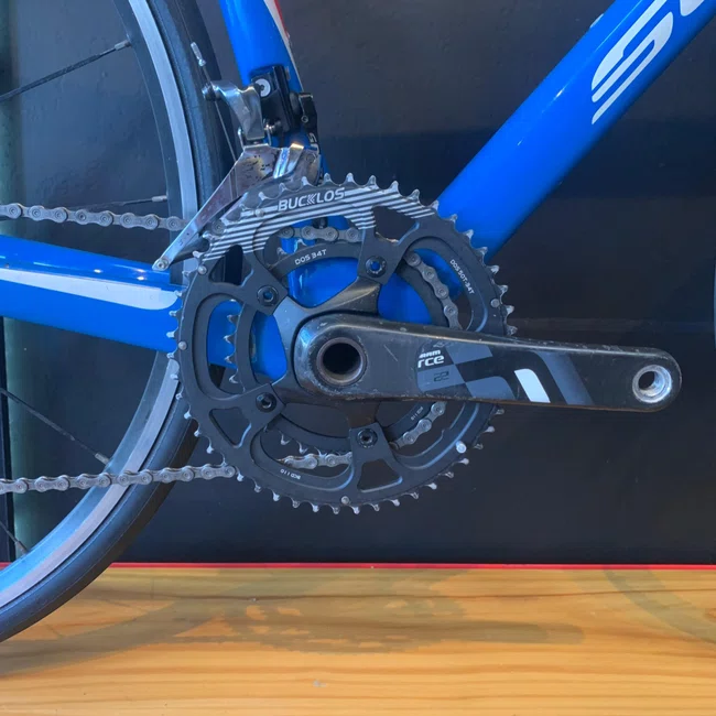Bicicleta Soul 3R3 Carbon Aro 700 Sram Force 22V Azul e Vermelho - Seminova