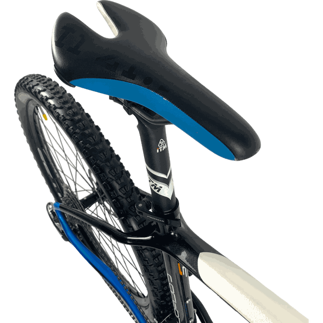 Bicicleta Soul Carbon 927 Aro 27,5 XT 30v Preta e Azul - Seminova
