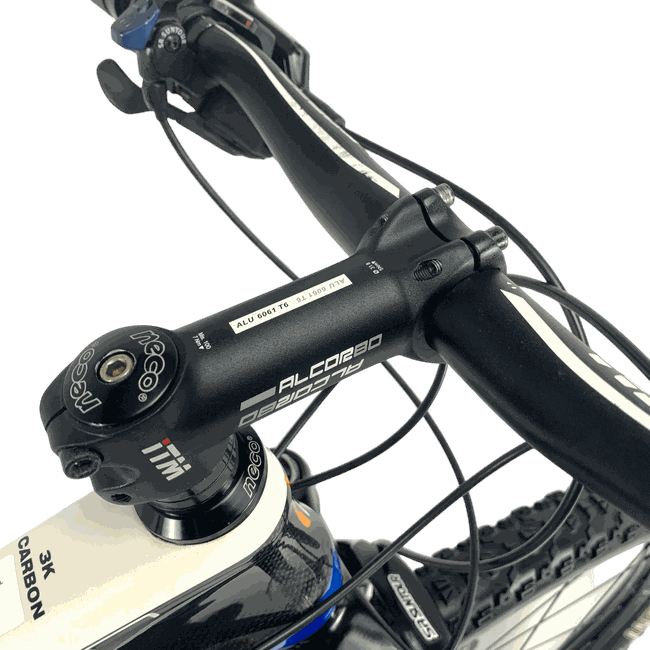 Bicicleta Soul Carbon 927 Aro 27,5 XT 30v Preta e Azul - Seminova