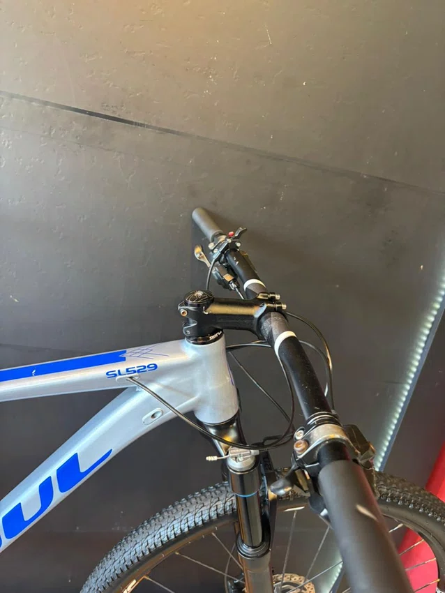 Bicicleta Soul HT SL 529 Aro 29 Deore 20v T-19 Cinza e Azul - Seminova