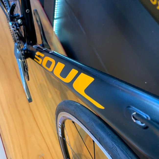 Bicicleta Soul Ironfox Aro 700 Tiagra 20v Preto Laranja - Seminova
