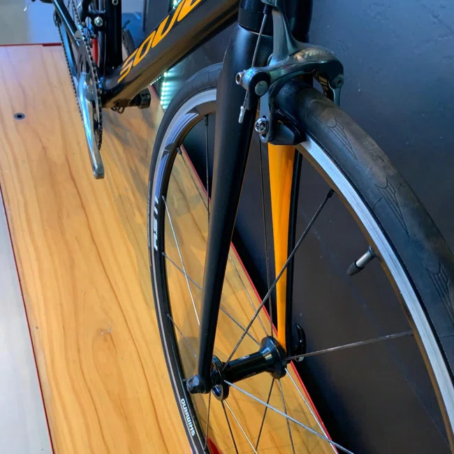 Bicicleta Soul Ironfox Aro 700 Tiagra 20v Preto Laranja - Seminova