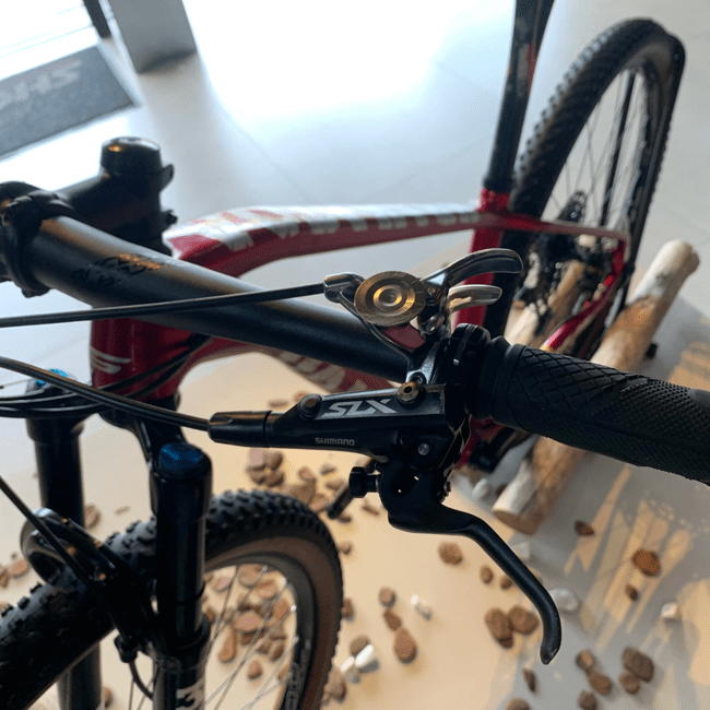 Bicicleta Soul Krakatoa Aro 29 NX 12V Vermelha e Prata - Seminova