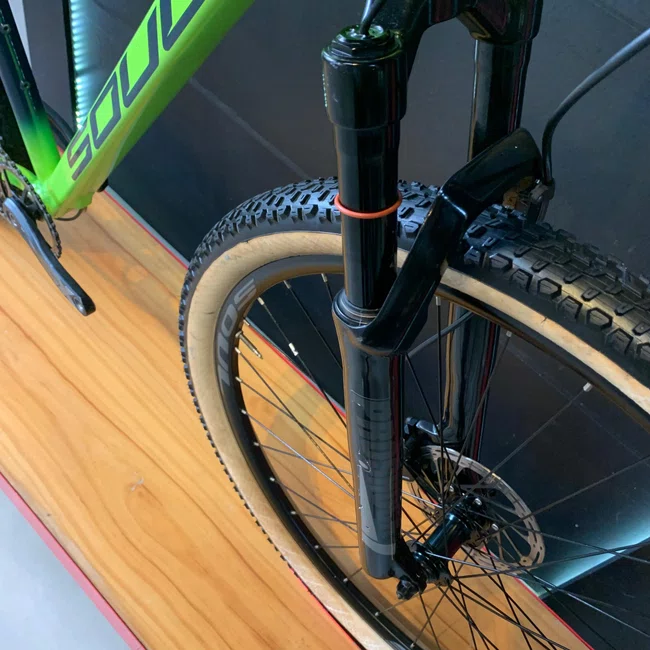 Bicicleta Soul Sl329 Aro 29 Sram Sx 12v Amarelo e Verde - Seminova