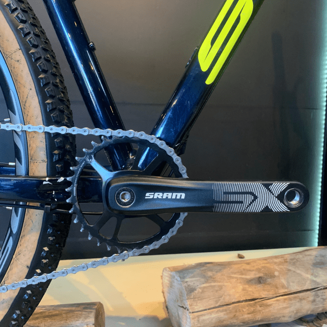 Bicicleta Soul SL329 Aro 29 SX 12v Azul e Amarelo e Preto - Seminova