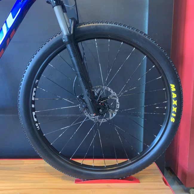 Bicicleta Soul Sl429 Shimano Slx 12v Azul e Laranja - Seminova