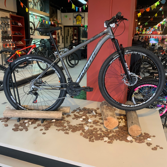 Bicicleta South Legend Aro 29 Tourney 21v Grafite e Preto