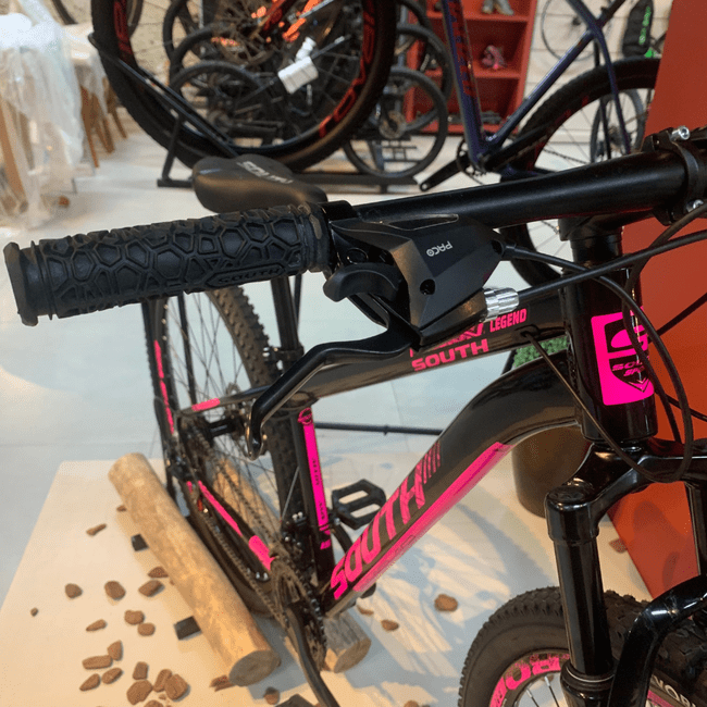 Bicicleta South Legend Aro 29 Tourney 21v Preto e Rosa