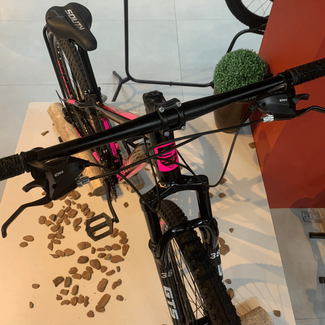 Bicicleta South Legend Aro 29 Tourney 21v Preto e Rosa