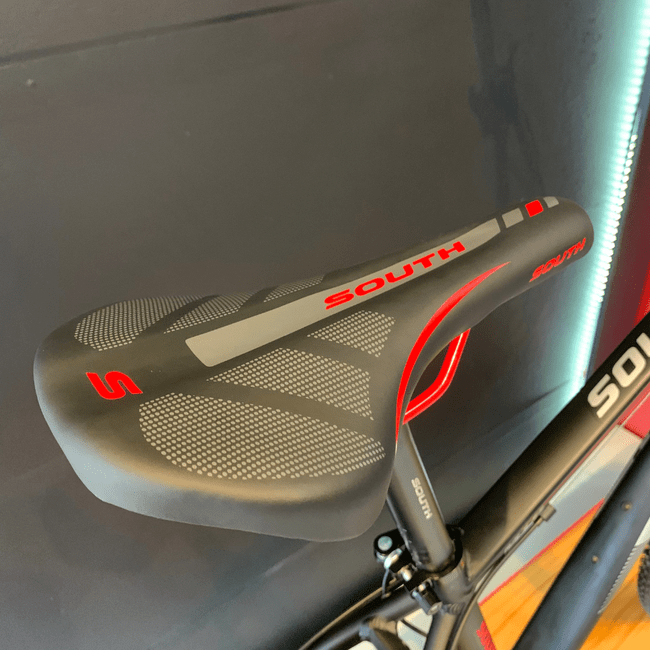 Bicicleta South Super Speed HD Aro 29  Altus 18v Preto e Vermelho