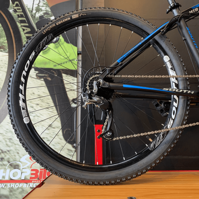 Bicicleta South Super Speed HD Aro 29 Altus 18v Preto e Azul