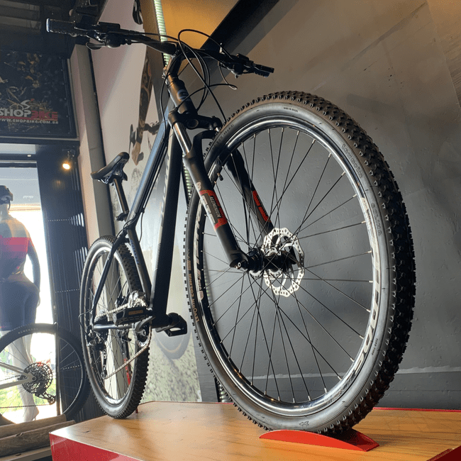 Bicicleta South Super Speed HD Aro 29 Altus 18v Preto e Azul