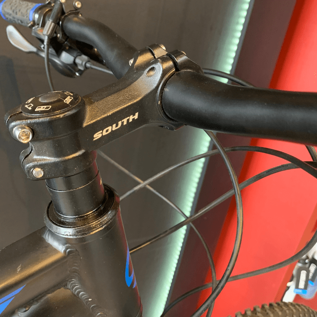 Bicicleta South Super Speed HD Aro 29 Altus 18v Preto e Azul