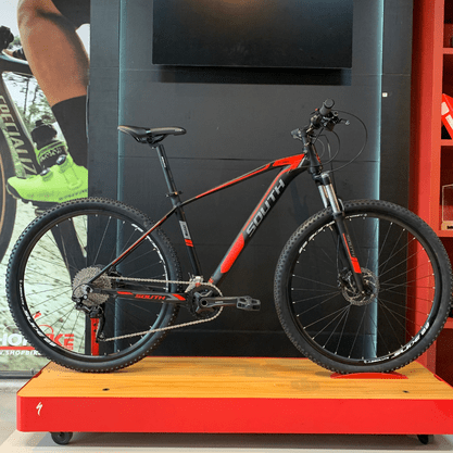 Bicicleta South XC880 Aro 29 Deore 20v 2021 Preta e Vermelha