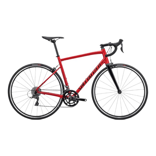 Bicicleta Specialized Allez E5 Aro 700 Claris 16v 2022 Vermelho e Preto