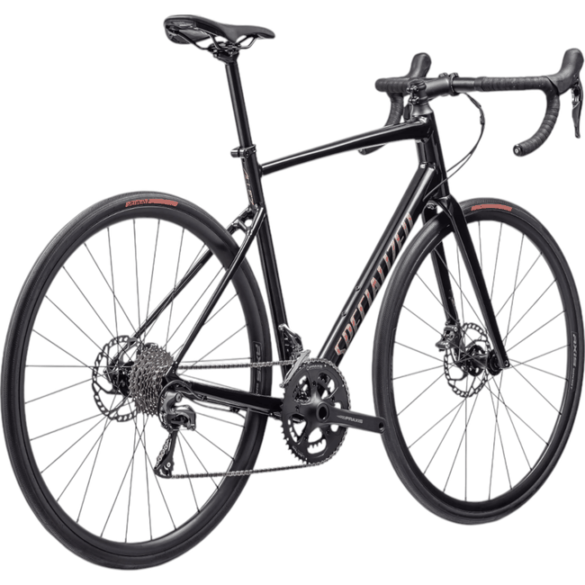 Bicicleta Specialized Allez E5 Disc Aro 700 Tiagra 20v 2025 Preto e Vermelho Claro