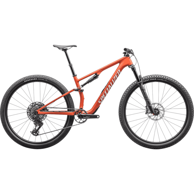 Bicicleta Specialized Aro 29 Epic 8 Comp Laranja Escuro e Branco