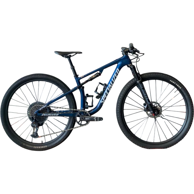 Bicicleta Specialized Aro 29 Epic Race Comp gx 12v Azul e Branco - Seminova