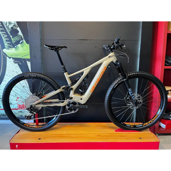 Bicicleta Specialized Aro 29 Turbo Levo Comp Alloy Xo1 12V Cinza e Laranja - Seminova