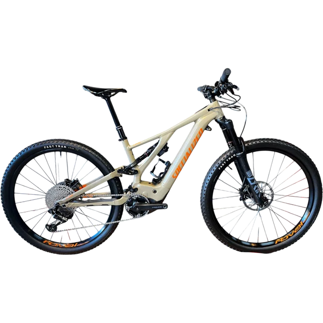 Bicicleta Specialized Aro 29 Turbo Levo Comp Alloy Xo1 12V Cinza e Laranja - Seminova Bicicleta Specialized Aro 29 Turbo Levo Comp Alloy Xo1 12V Cinza e Laranja - Seminova