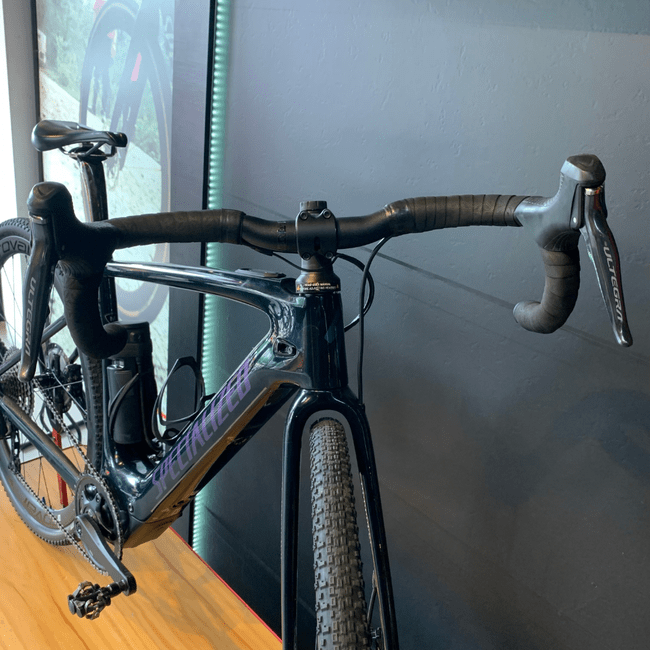 Bicicleta Specialized Creo SL Expert Aro 700 XT 11v Verde e Camaleão - Seminova