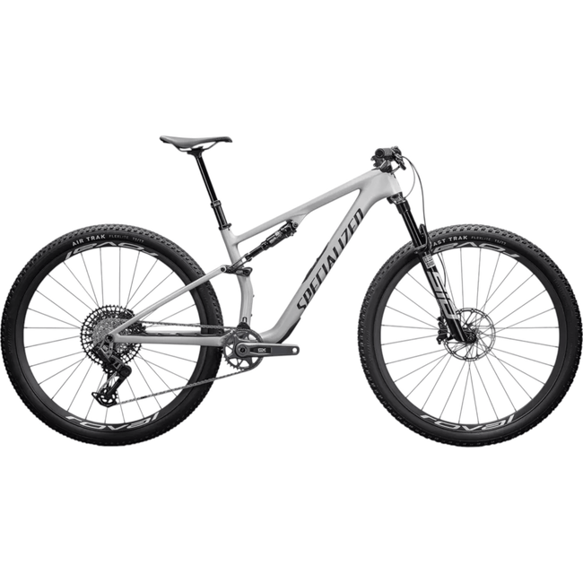 Bicicleta Specialized Epic 8 Expert Aro 29 Dolomita Metálico Brilhante e Preto