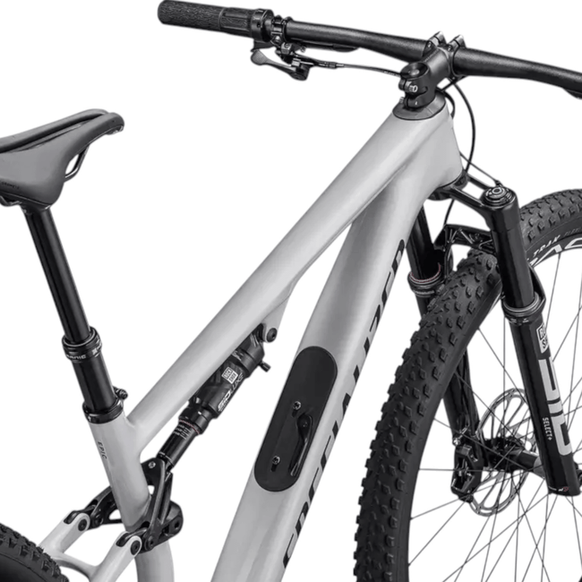 Bicicleta Specialized Epic 8 Expert Aro 29 Dolomita Metálico Brilhante e Preto