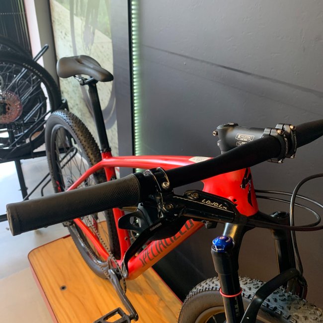 Bicicleta Specialized Epic Comp Carbon Aro 29 NX 12v Vermelha - Seminova
