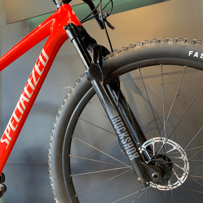 Bicicleta Specialized Epic HT Aro 29 NX 12v 2022 Vermelho e Branco