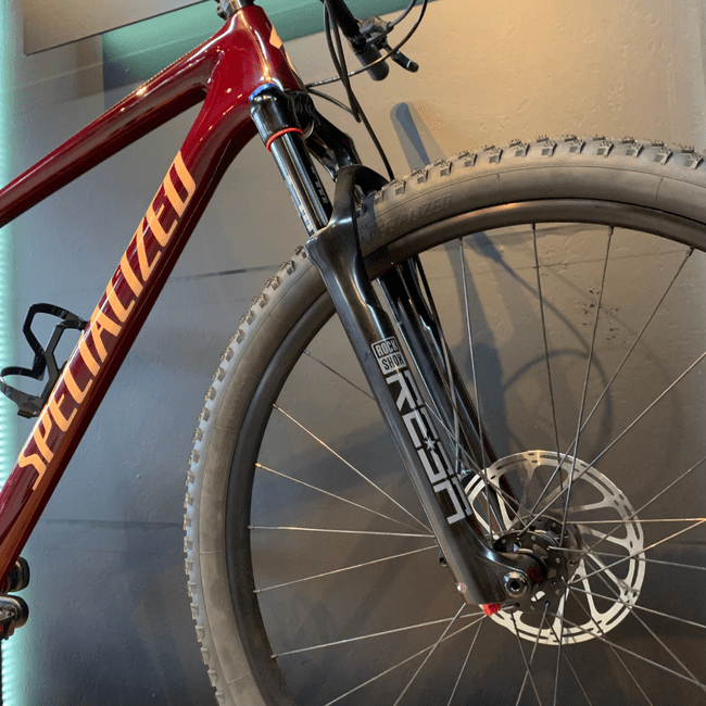 Bicicleta Specialized Epic HT Comp Aro 29 GX 12 2022 Castanho e Laranja